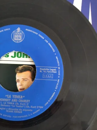 Disco Vinilo La Yenka - Johnny y Charley