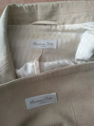 Traje Massimo Dutti Beige
