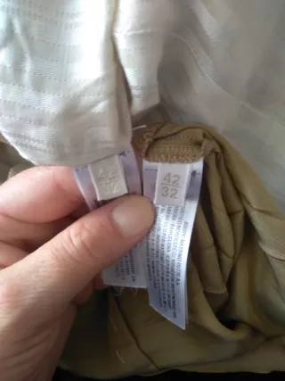 Traje Massimo Dutti Beige