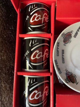 Conjunto 6 Chávenas Café Fine Porcelain