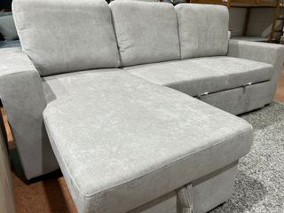 Sofá Cama Beige con Arcón