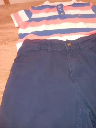 Polo rayas verano 8-9 años