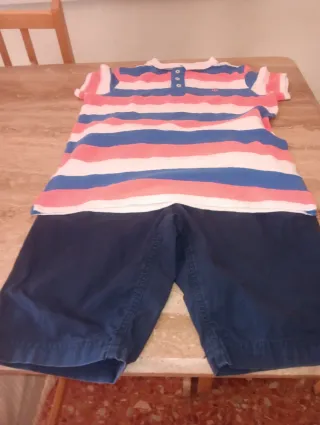 Polo rayas verano 8-9 años