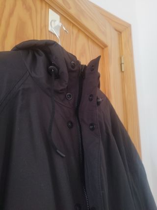 Abrigo Zara Hombre Talla XL Negro