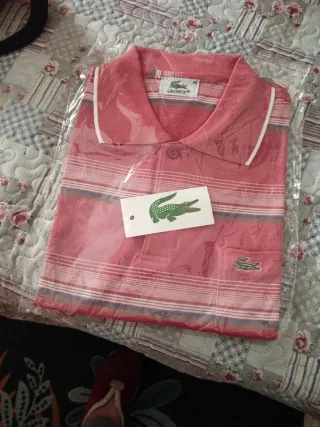 Polo Lacoste Rayas Talla XL