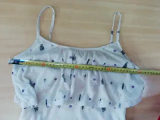 Vestido Bershka boho M color crema