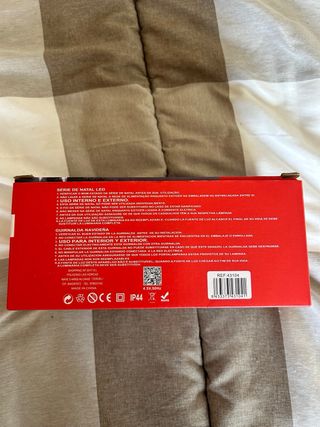 Cortina Luces Cascada 200 LED Blancas.