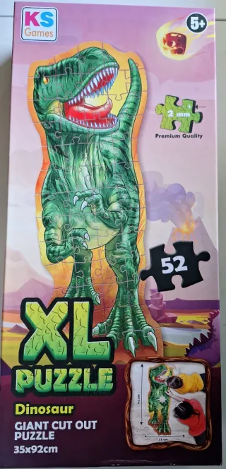 Puzzle XL Dinosaurio KS Games 52 Piezas