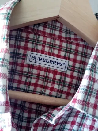 Camisa Burberrys cuadros M