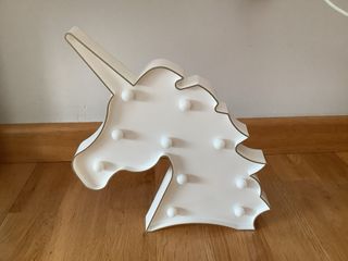 Lámpara LED Unicornio Blanca