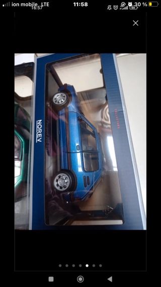 Macchine in scala Norev e Solido, pack 2 Peugeot 205