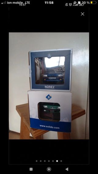 Macchine in scala Norev e Solido, pack 2 Peugeot 205