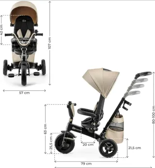 Triciclo Kinderkraft Easytwist 5en1