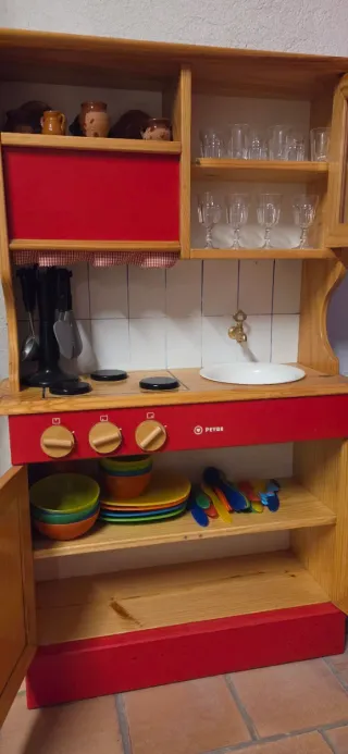 Cocina de Juguete de Madera maciza. PEYBE