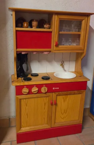 Cocina de Juguete de Madera maciza. PEYBE