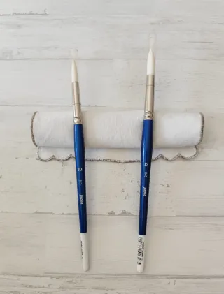 2 Pinceles Pebeo Redondos. Serie 843