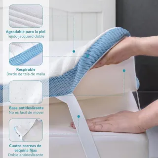 Topper Viscoelástico 160x200x5cm Amazon Basics