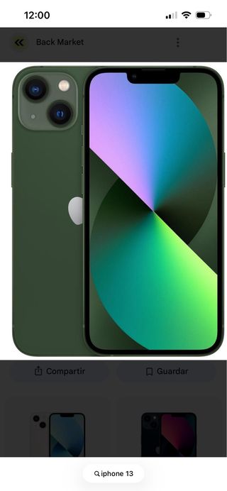 iPhone 13 Verde, batteria al 70%