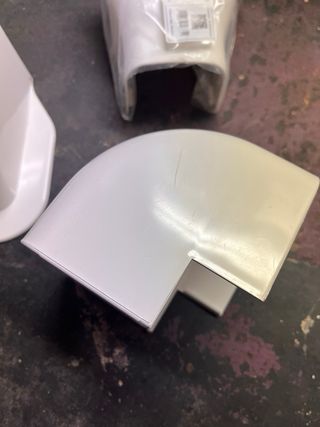 Elementi canalina condizionatore bianco