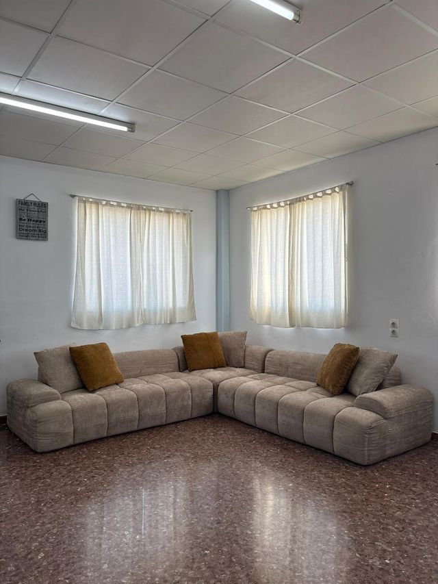 OFFERTA!! Divano modulare beige in tessuto