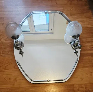 Impresionante Espejo retro con luz