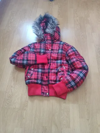 Cazadora Inside cuadros roja