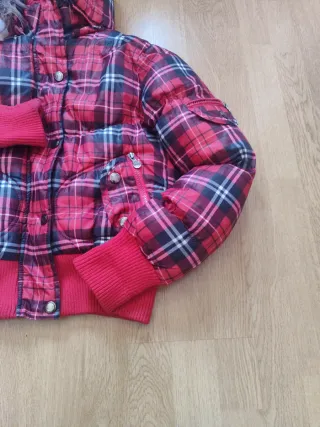 Cazadora Inside cuadros roja