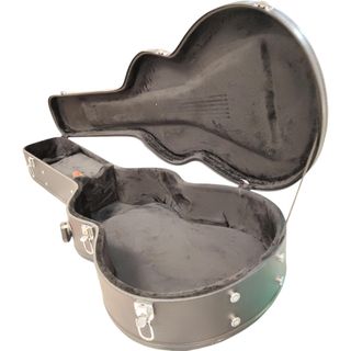 ESTUCHE DE GUITARRA RIGIDA NEGRA