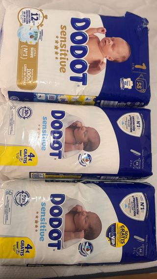 Pañales Dodot Sensitive Talla 1 (2-5 kg)
