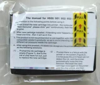 Cartuchos de tinta compatiblesHP 932XL y 933XL
