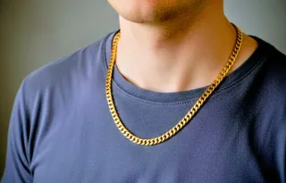 Colar Police Dourado