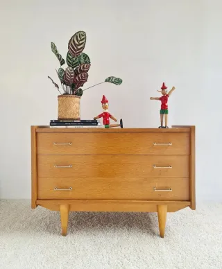 Cómoda Mid-Century. Francia, 60s.