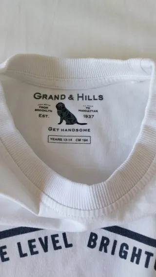 Maglia Grand&Hills maniche lunghe ragazzo cotone