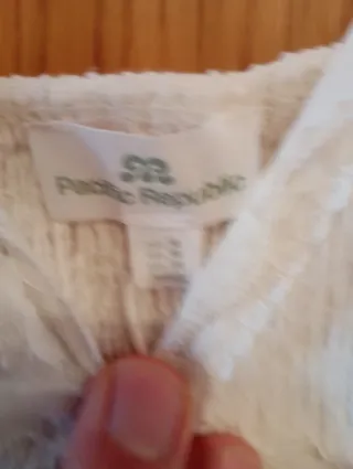 Top blanco Pull&Bear talla M