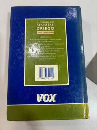 Diccionario Manual Griego, Griego Clasico-espan...
