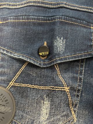 Chaqueta Vaquera Vintage con Borreguito