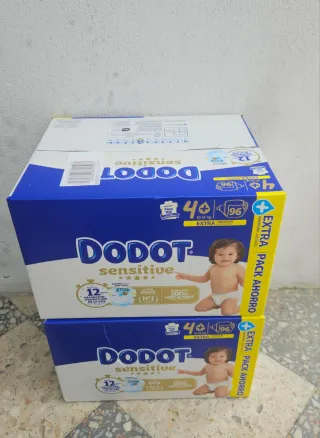 192 Pañales(2x96) Dodot Sensitive t4+