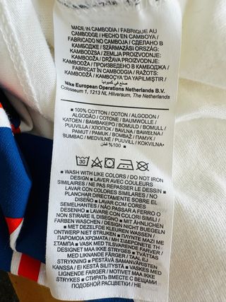 T-shirt de mangas curtas NIKE Just Do It tamanho M