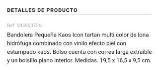 Bolso Tous Cuadros Naranja y Negro