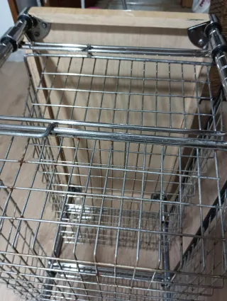 Carrello Ausiliare Cucina in Legno e Metallo