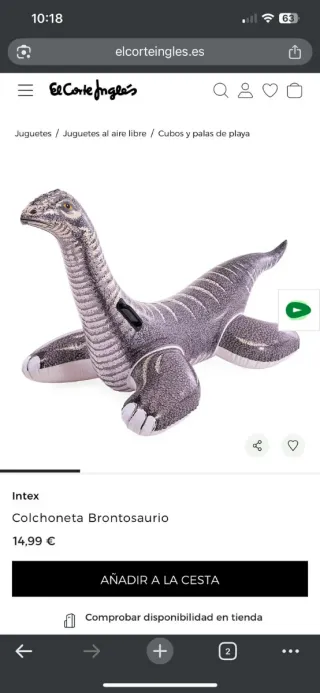 Tobogán piscina + flotador