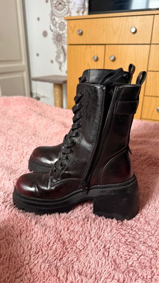 Botas Blogger edicion especial degrade negro rojo