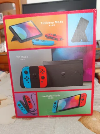 Nintendo Switch OLED + Mario Maker 2 y Luigi Mansi