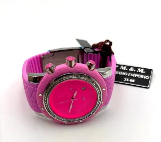 Orologio donna rosa e argento