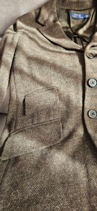 Chaqueta Punto Polo Ralph Lauren Marrón XS/S