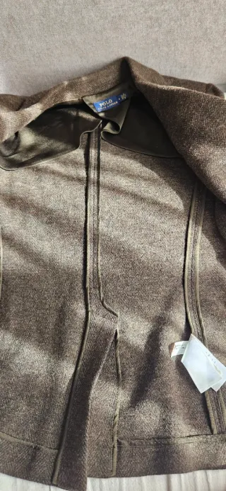 Chaqueta Punto Polo Ralph Lauren Marrón XS/S