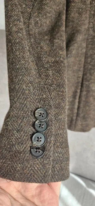 Chaqueta Punto Polo Ralph Lauren Marrón XS/S