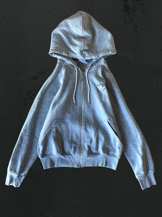 Sudadera Adidas Originals gris cremallera Talla S