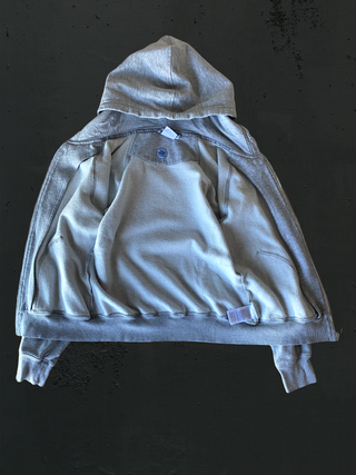 Sudadera Adidas Originals gris cremallera Talla S