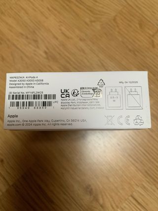 AirPods 4. Nuevos y Precintados